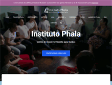 Tablet Screenshot of institutophala.com.br